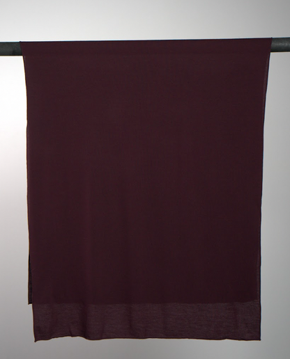 Soft Stretch Cotton: Deep Burgundy